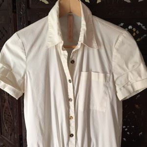 Bailey 44 NEVER worn White button down shirt